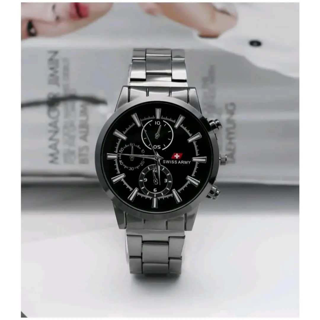 jam tangan rantai sport swiss anmy Doff Dan Kilap Best Seller best seller pria
