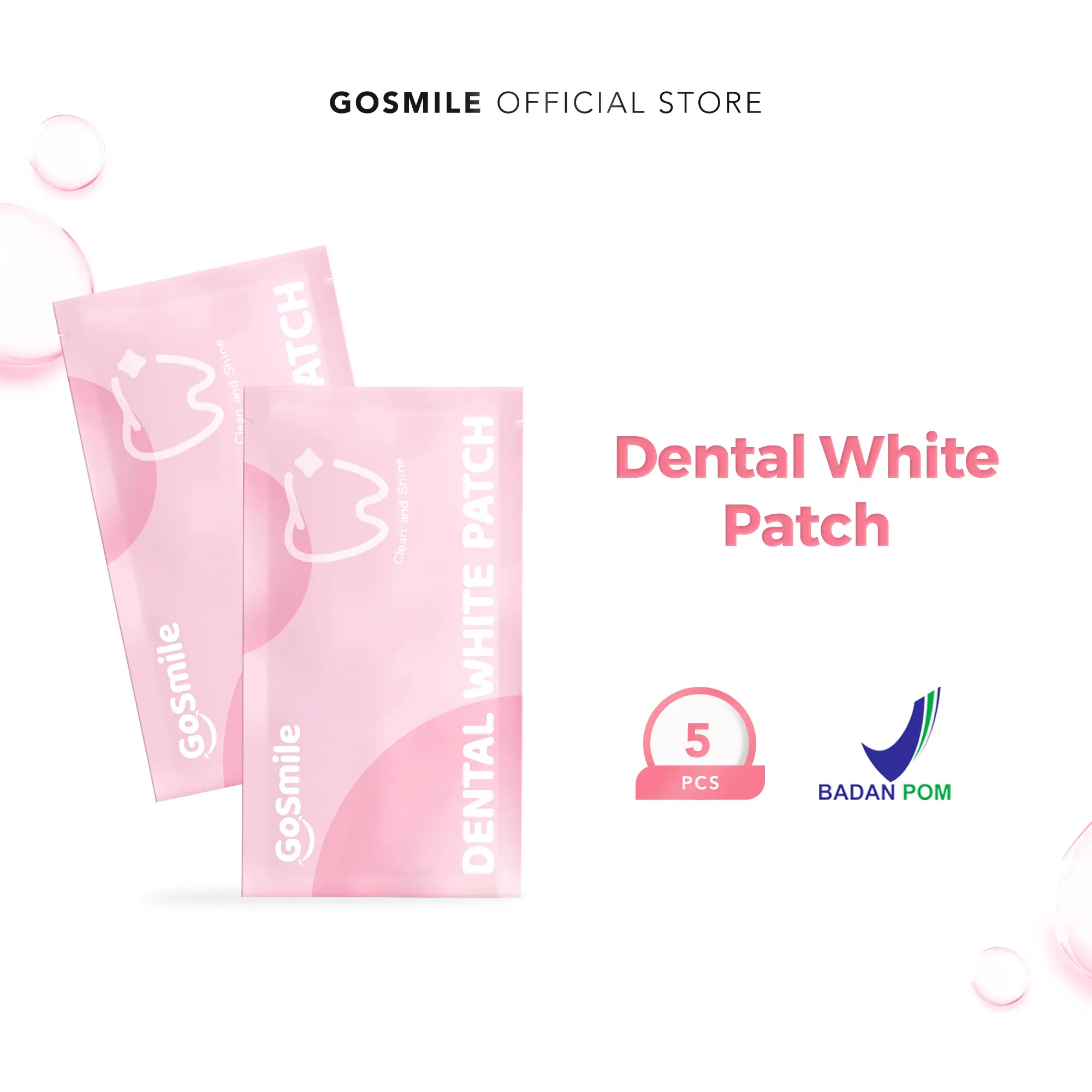 Go Smile Dental White Patch - Untuk Perawatan Gigi dengan Glycerin Menthol dan PVP [BPOM] Mulut
