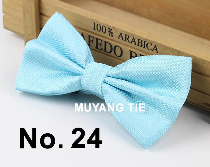 Product Introduction of $ Bow Tie Men's Polyester Jacquard Bow Tie Hidden Check Fine Texture Bow Tie Korean Style British Wedding Bow Tie 24
