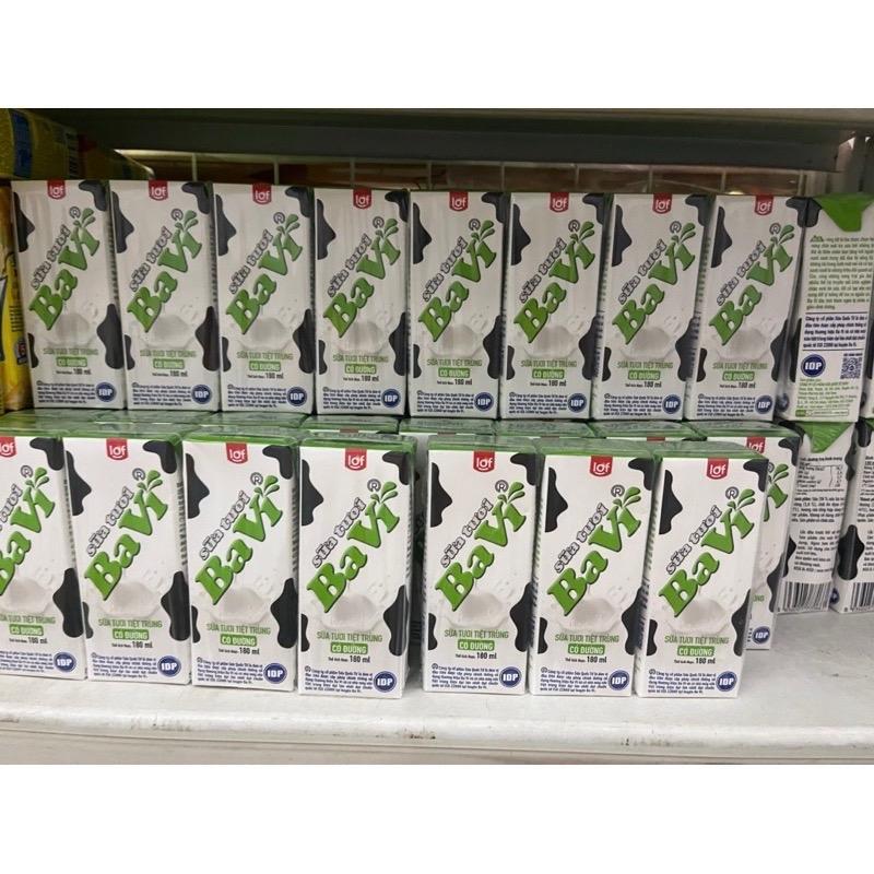  Lốc sữa tươi Ba vì 180 ml hàng công ty IDP chính hãng 