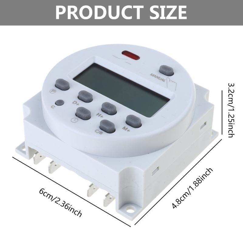 Product Introduction of Weekly 7 Day Programmable Timer Relays Electronic Timer Switches Relays Digital LCD Power Programmable Timer Relays 0