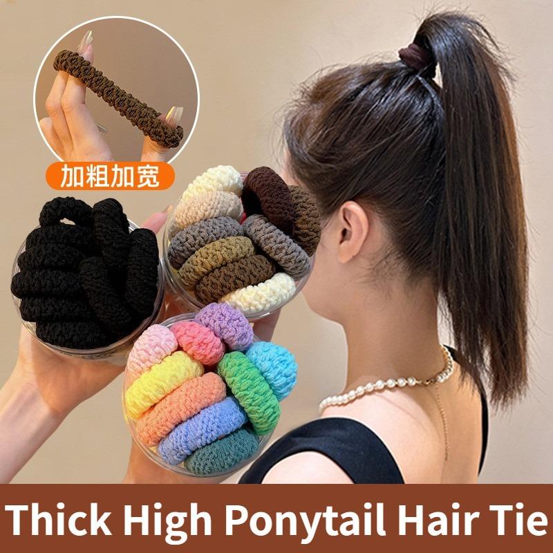 Ikatan Rambut Set Berkotak, 6pcs, Fesyen Korea, Reka Bentuk Mudah ...