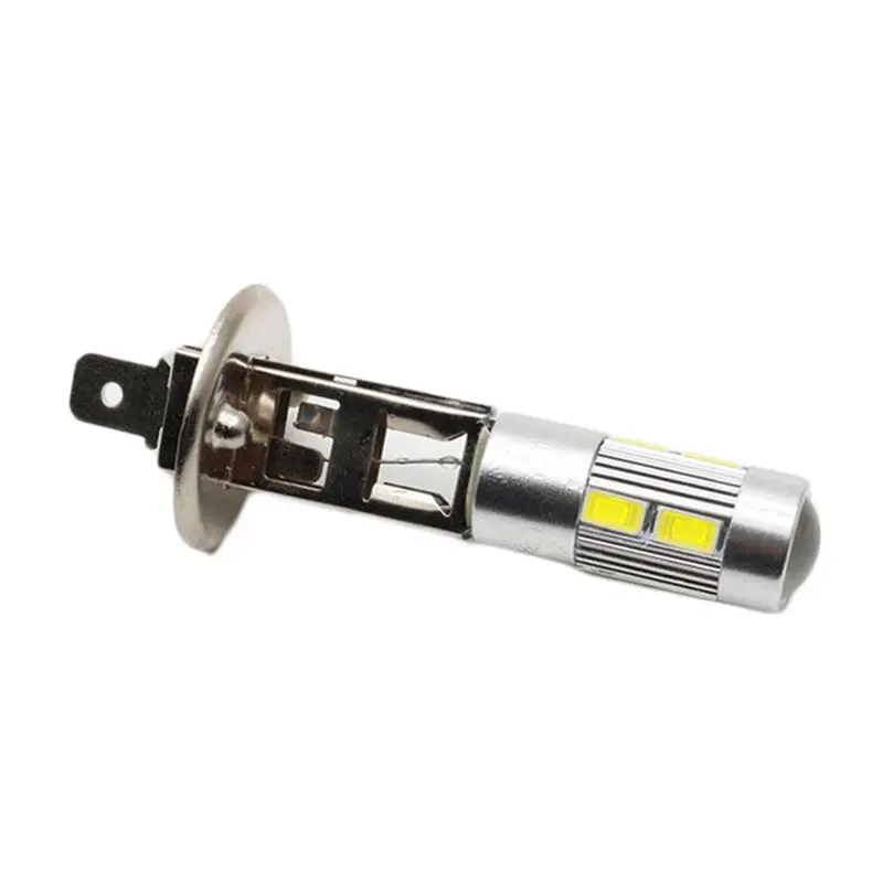 Bóng đèn LED chạy ban ngày sương mù công suất cao, 1 cái, Bóng đèn ô tô H1 / H3, 10SMD, 5630 và 5730 sáng, Tự động, # 280684 8