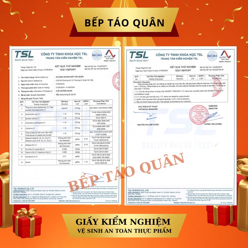 Combo 2 sét - 1,4 kg chè tuyết yến dưỡng nhan 14 vị 700 gram nấu gần 35 - 40 chén, Tặng 2 túi đông trùng, 2 túi tuyết yến Bếp Táo Quân 1