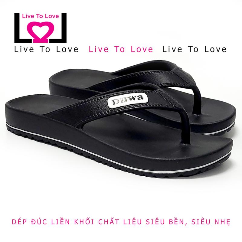 Dép Nam, Nữ Xỏ Ngón Đúc Liền Khối Siêu Nhẹ DUWA LT288 - Hàng Chính Hãng - Đế Bằng Dép