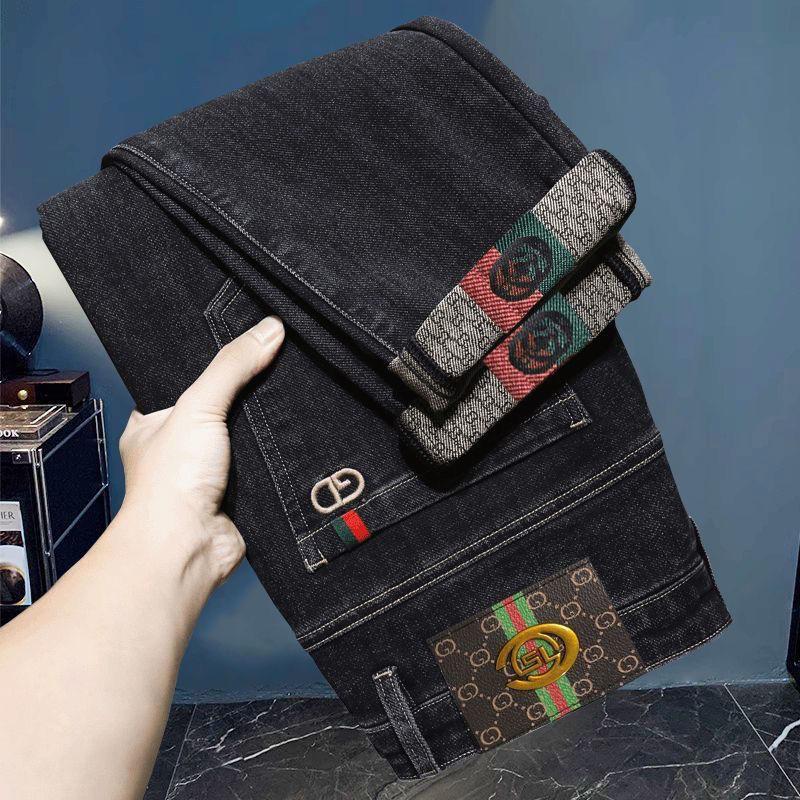 Product Introduction of Quần Jean Nam, Cao Cấp, Hợp Xu hướng, Dáng Ôm, Cắt Thẳng, Co Giãn, Thời Trang, Dễ Phối Đồ, Thêu, Quần Dài, Hàng Mới Về 4