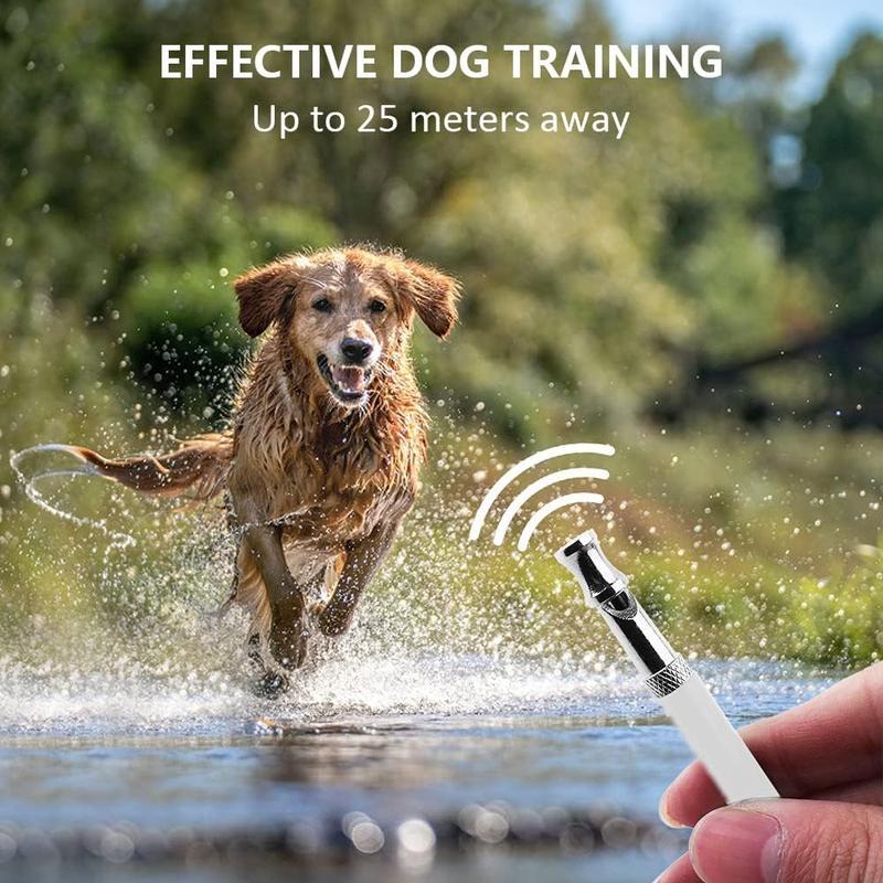 TikTok Shop 2 Pack Dog Whistle Dog Whistle to Stop Barking Neighbors Dog Adjustable Ultrasonic Silent Dog Whistle Professional Recall Dog Whistles with Lanyard