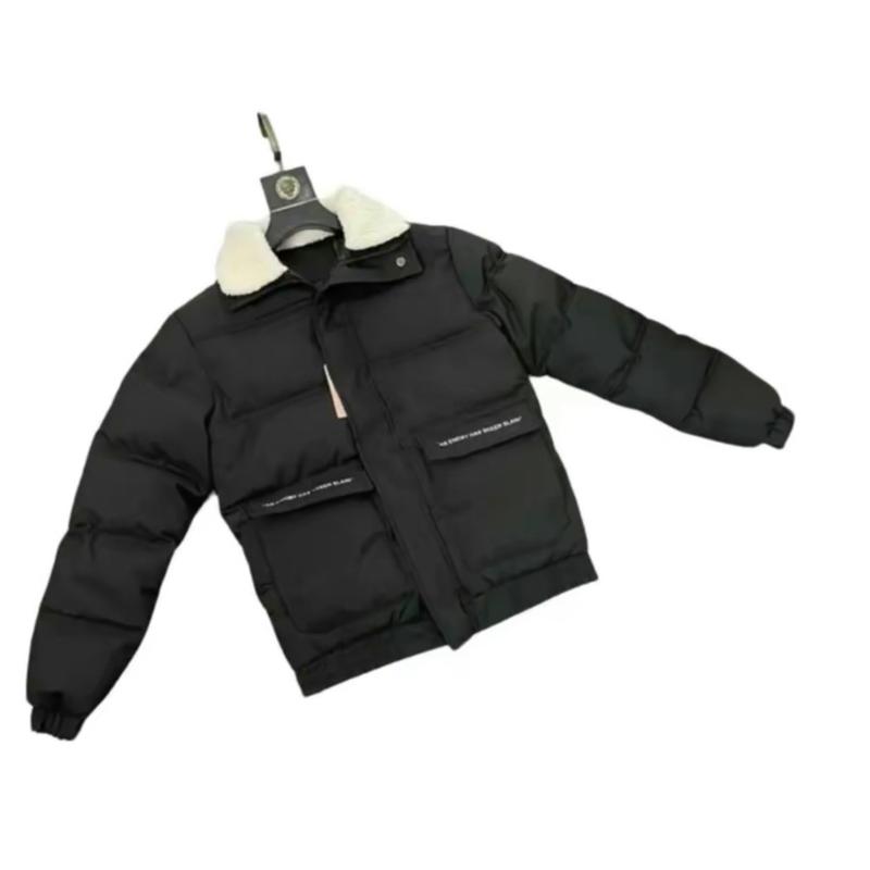 Áo khoác nam có cổ lông hottred loại 1, có túi - Jacket Bản Luxury cao ấp