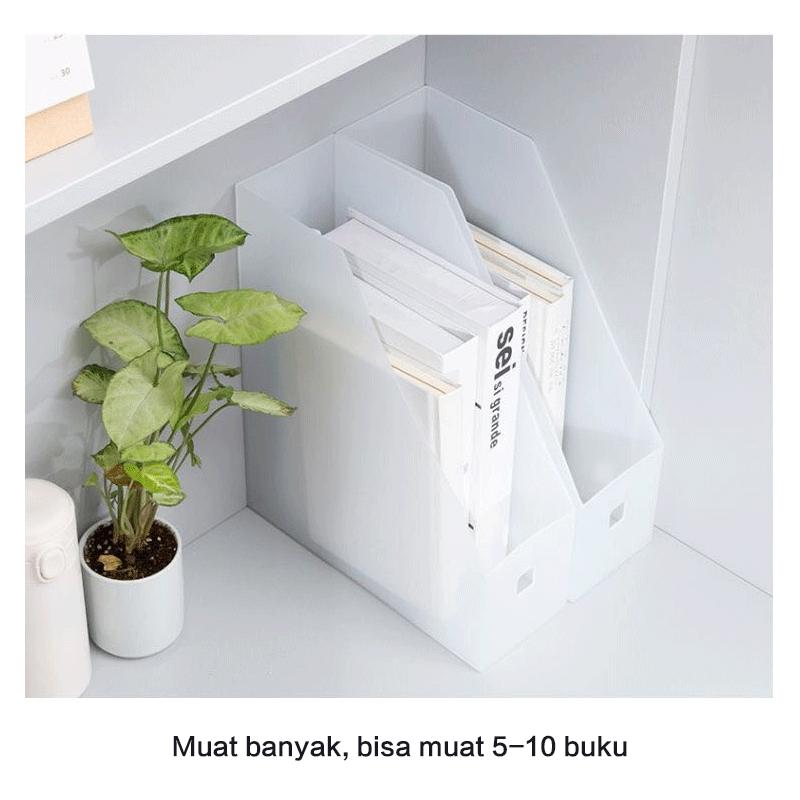 Halu Rak File Organizer Box Tempat File Dokumen Majalah Odner Bindex Serbaguna Rak Box File Magazine Keeper HRM335 1