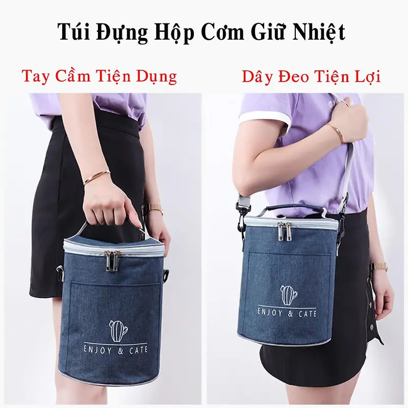 Cặp lồng hộp cơm giữ nhiệt 3 tầng inox, có lõi cắm điện hâm nóng thức ăn - Chính hãng miDoctor 5