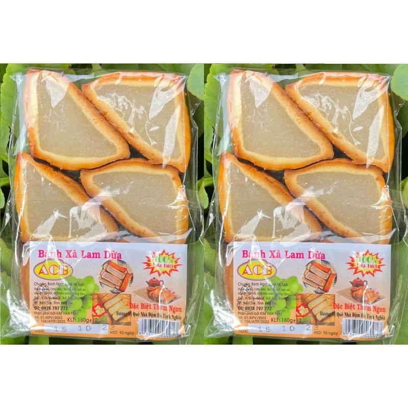 Bánh Xà Lam Dừa Đặc Biệt Thơm Ngon 6 Cái/Bịch - Đậm Đà Hương Quê 4