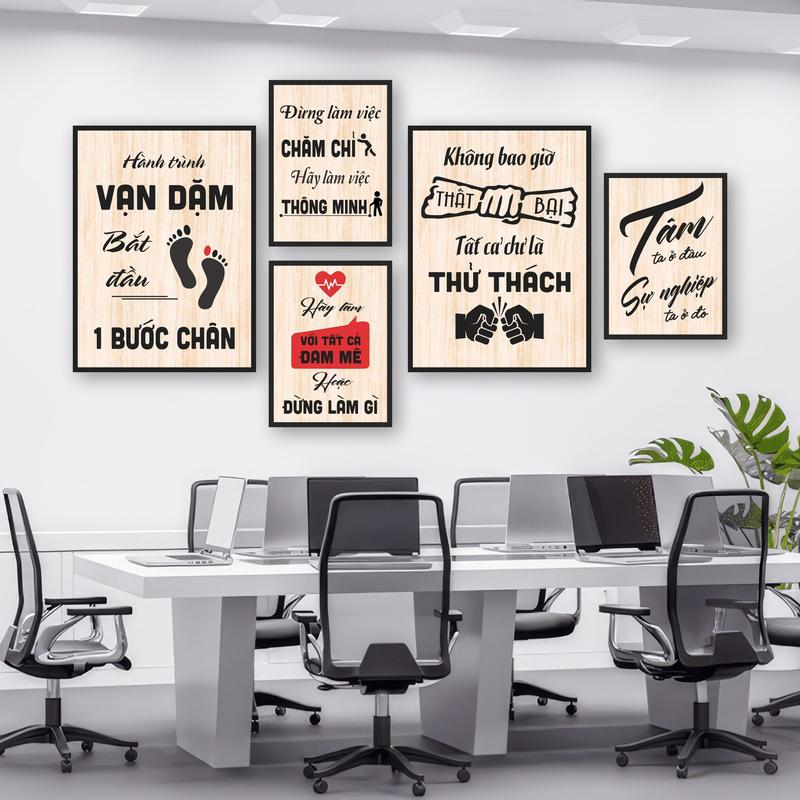 [43 mẫu]Tranh Động lực decor phòng làm việc, cơ quan, góc học tập, tranh FORMEX dán tường có sẵn keo dán, không cần khoan tường Phòng Khách Treo Tường Phòng Khách Treo Tường Decor Tường