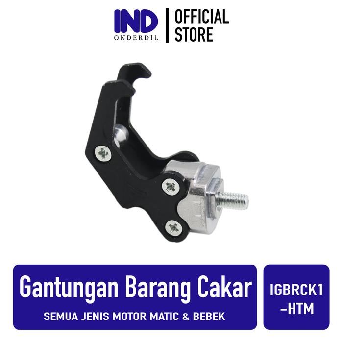 Gambar Gantungan-Cantolan-Kaitan-Gantung Barang Variasi Model Cakar Untuk Semua Jenis Motor Matic & Bebek - Merah, Standar dari IND Onderdil Kota Bandung 5 Tokopedia