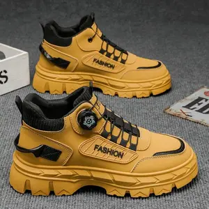 Emveestore Sepatu Hiking Pria Casual Sneakers Tali Putar 122233