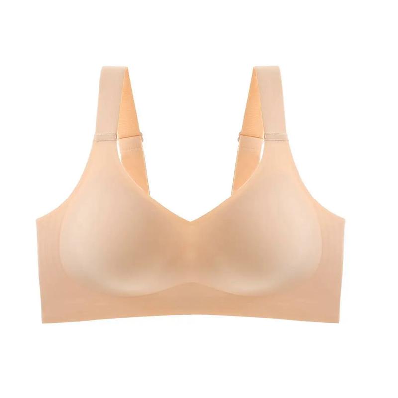 Product Introduction of Beautiful Back Large Size Soft Support Push-up Bra For Women, Seamless One-piece, Wire-free, Adjustable Sports Thin Bra 11
