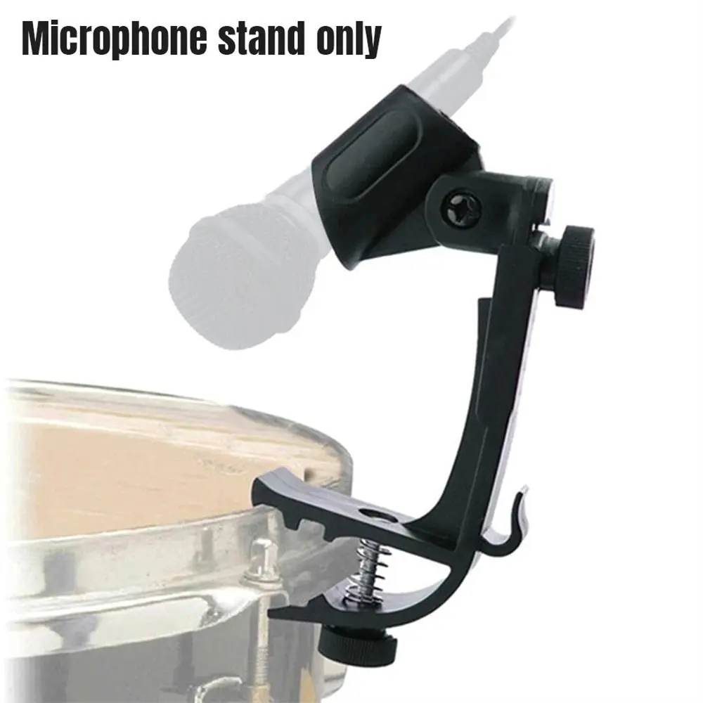 Kẹp Vành Trống Bền, 1 Cái, Giá Kẹp Mic Chống Sốc, Phụ Kiện Nhạc Cụ, Giá Đỡ Micro Trống, Giá Đỡ Mic Trống