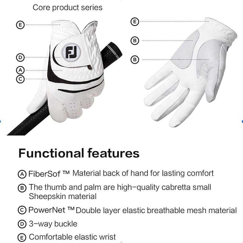 Product Introduction of ถุงมือกอล์ฟข้ามพรมแดนสำหรับผู้ชาย ถุงมือหนังแกะระบายอากาศ กันลื่น มือซ้ายและขวา ทนต่อการสึกหรอ เดี่ยว ขายร้อน 22