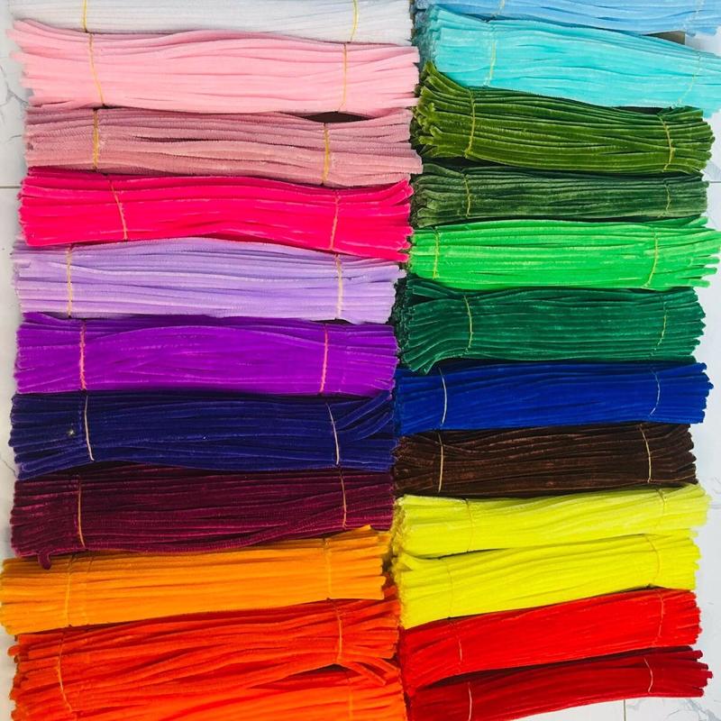  Kẽm Nhung Xù LOẠI 1 8mm 1 bó ~ 100 sợi  