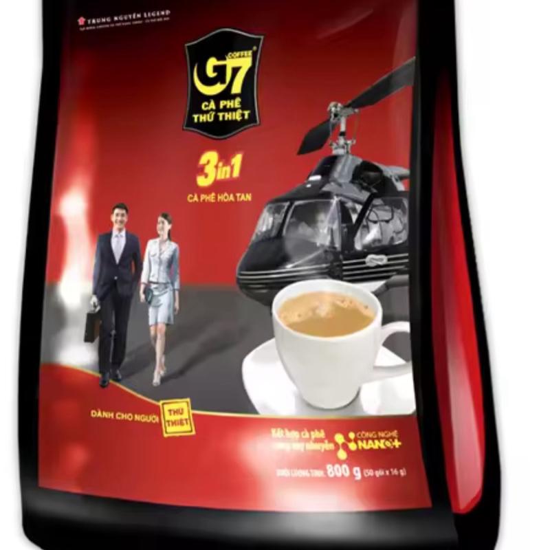 Cà phê G7 thứ thiệt 800g - 50 gói x 16g - Cafe, Coffee