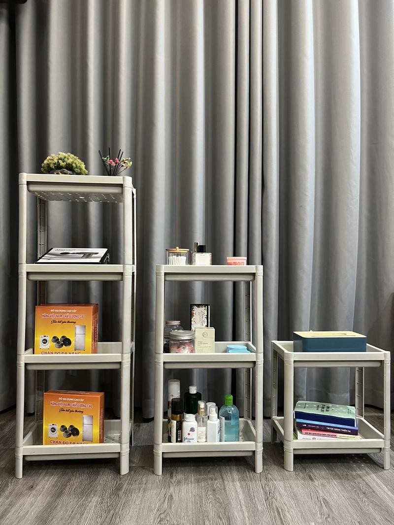 Product Introduction of Kệ Để Đồ Đa Năng 2, 3 , 4 Tầng nhựa Để Đồ Dùng Phòng Tắm, Phòng Ngủ , Phòng Khách , Nhà Bếp Kiểu Dáng Sang Trọng, Bền Đẹp Và Dễ Dàng Lắp Ghép Kitchen 3