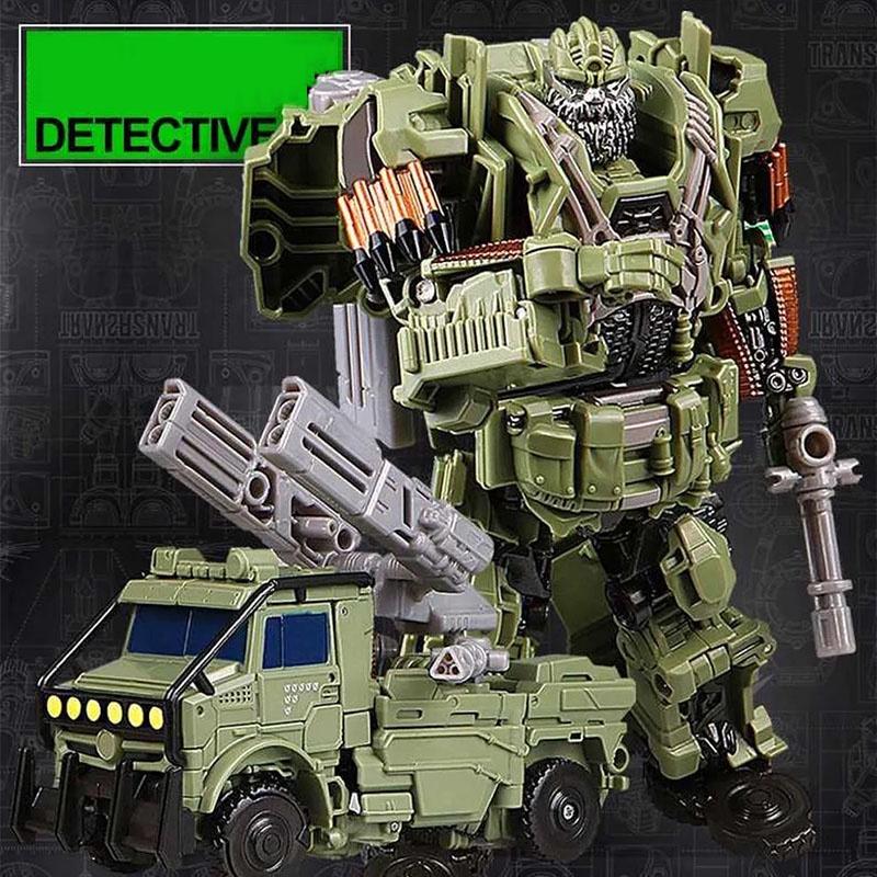 Product Introduction of Hound Transformers 5 Toys Figure The Last Knight Transformer Robot Jeep Robot  Action Figure Toy Gifts 27