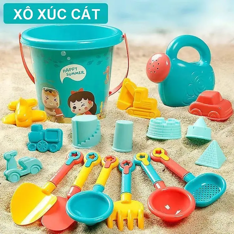 BỘ ĐỒ CHƠI XÚC CÁT CHO BÉ 4