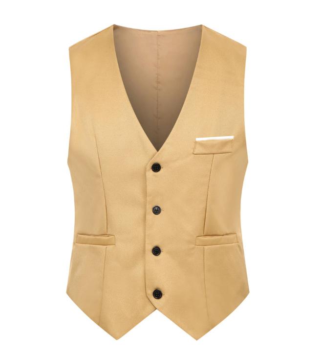 Product Introduction of M-5XL Men's Suit Vest Summer Slim Fit Waist Solid Tank Top Business Leisure Party Bar Banquet Dress 6