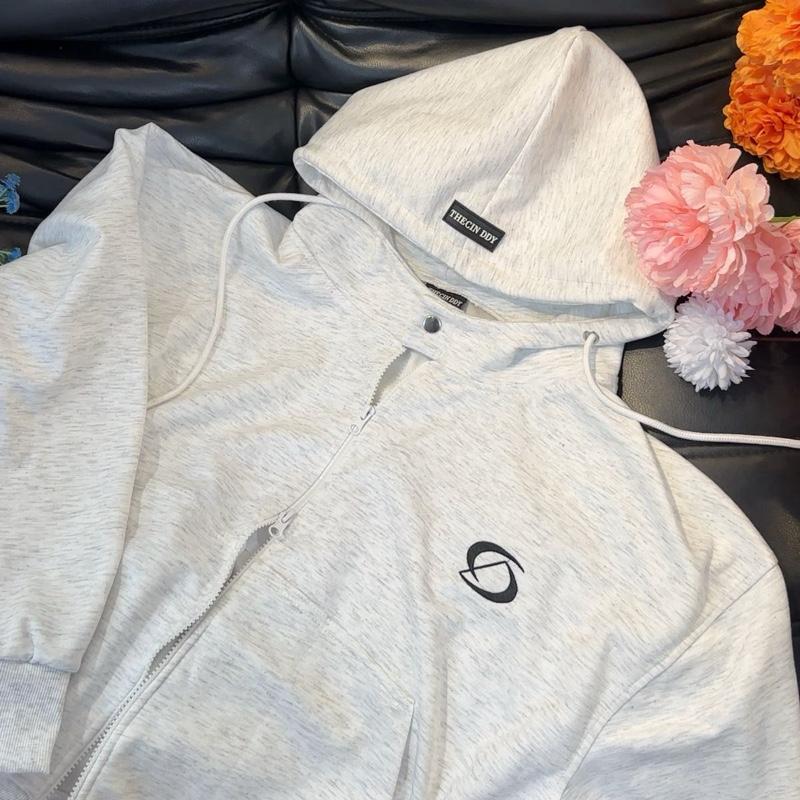 (DEAL MỞ BÁN)-Hoodie Boxy - Áo Khoác Boxy In Phồng Nổi Thêu Logo Thecinddy Nam Nữ HBC008 7