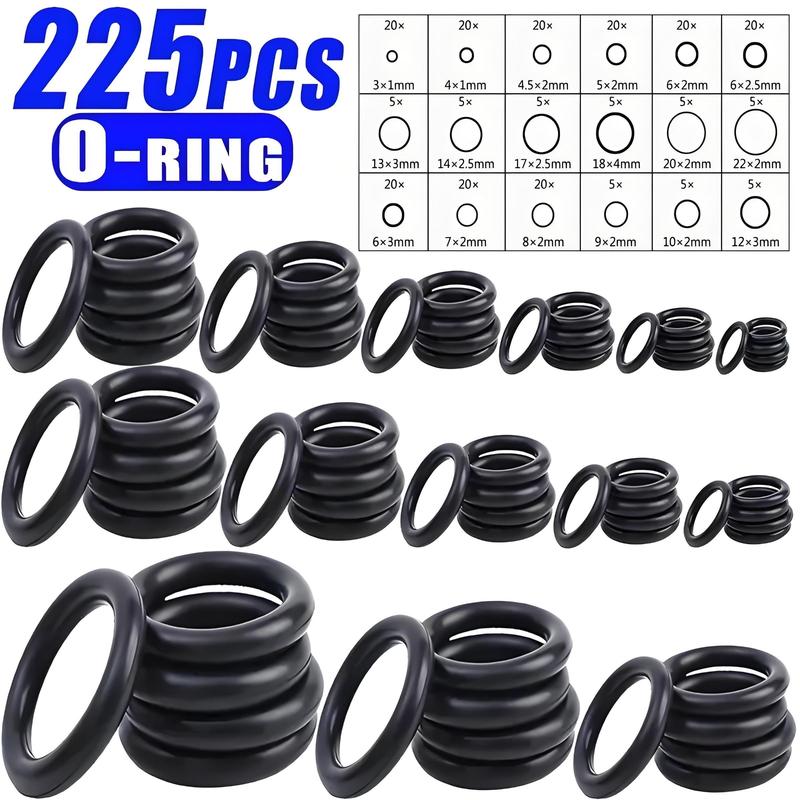 Product Introduction of O-ring Kit, Rubber O-ring, Suitable for Automotive Repairs, Faucet Pipes, and Air Or Gas Sealing Connections 8