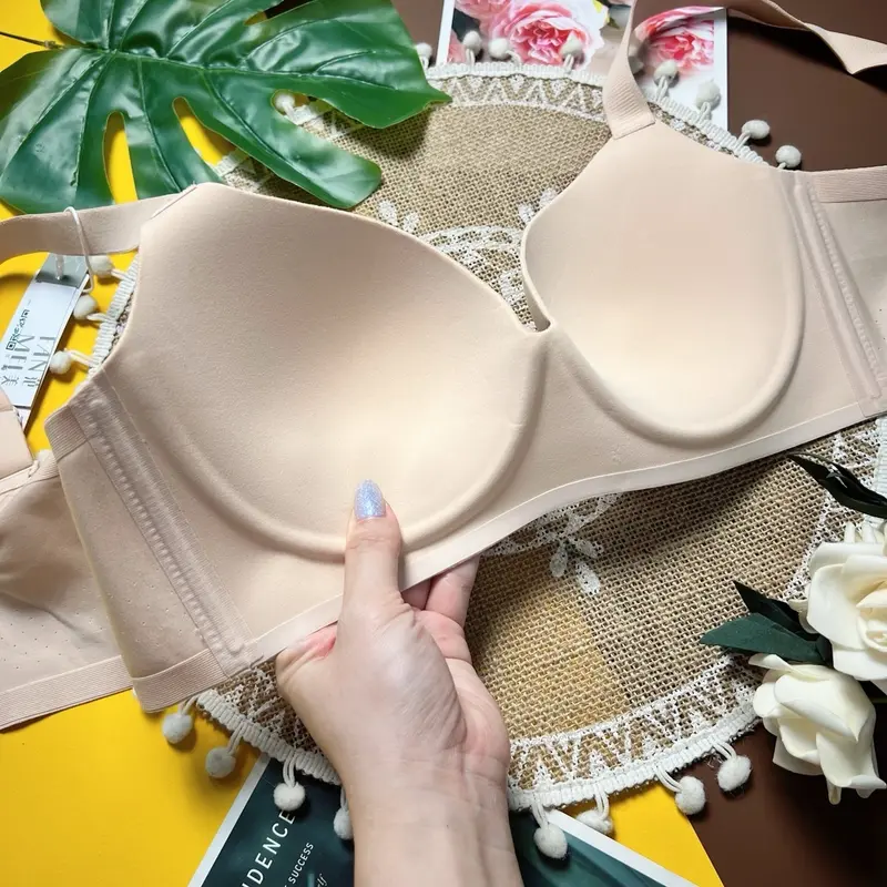 [881C] Áo Lót BigSize Su Non Cao Cấp Mút Mỏng Có Gọng Định Hình Bản To Che Khuyết Điểm Lưng Tạo Khe Nâng Chống Xệ Đẹp Nữ Bra Nhung aolot 6