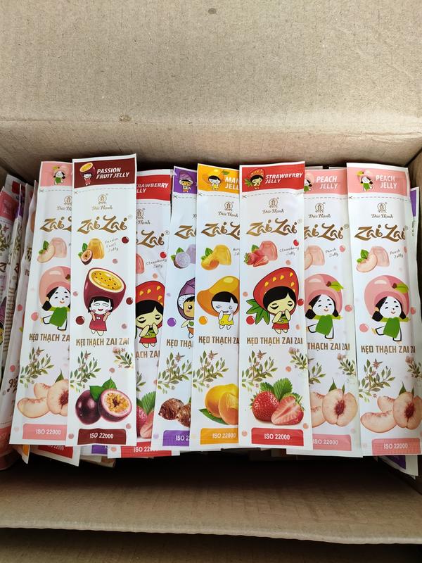 Sỉ Thùng 5 Kg Kẹo thạch Zaizai Đức Hạnh mẫu mới gói dài