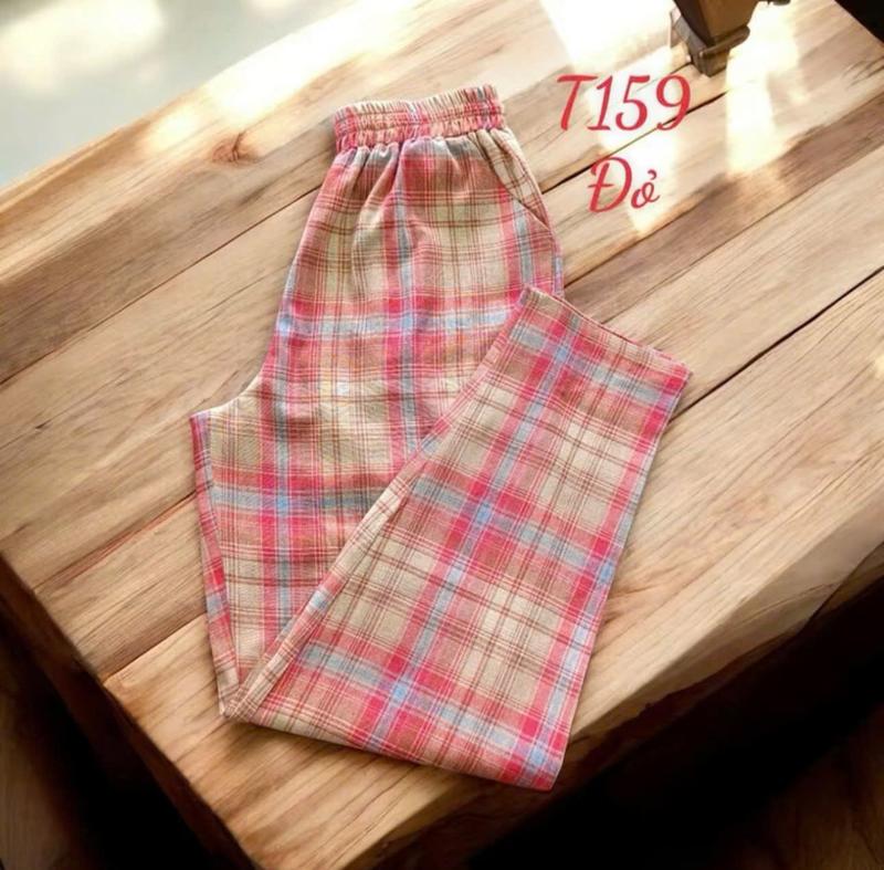 QUẦN DÀI BÉ GÁI HỌA TIẾT QUẦN KẺ Ô VUÔNG 4 MÀU mềm mịn cá tính size 9-45 kg M889