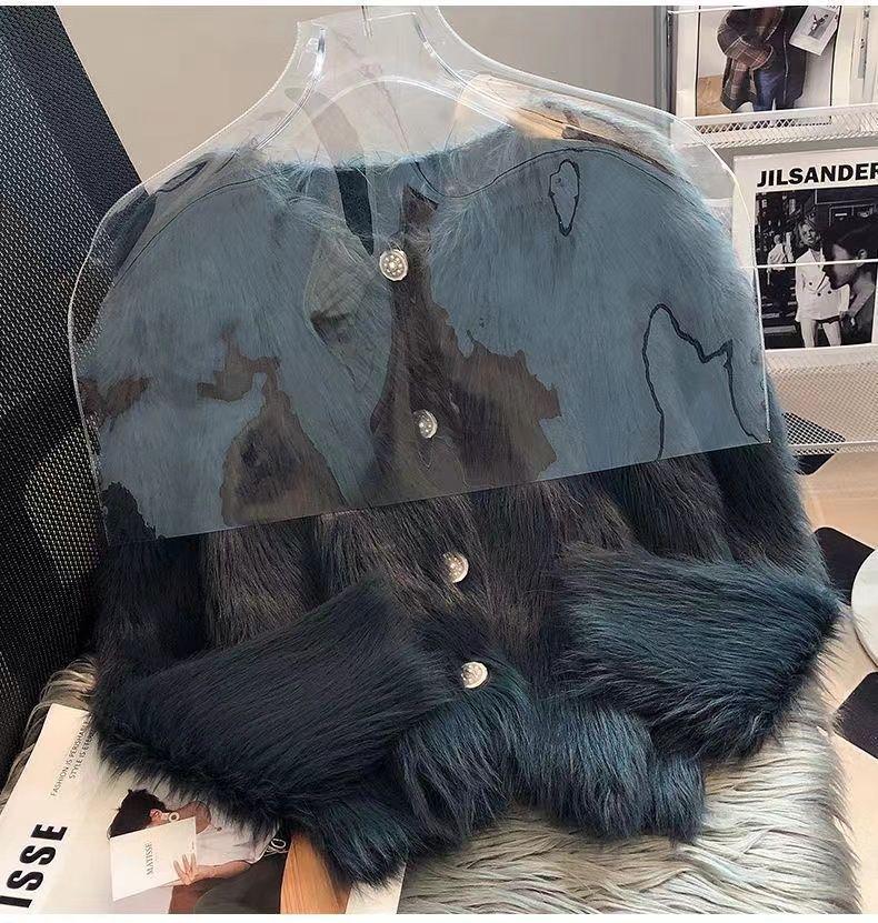 Product Introduction of Áo Khoác Len Cardigan Dệt Kim, Len Giống Lông Chồn, Dành Cho Nữ, Quần Áo Mùa Thu Và Mùa Đông, Dày Dặn, Hàng Mới Về, Ngắn, Ngắn, Mềm Mại Và Nếp, Sản Phẩm Châu Âu Phổ Biến Năm 2025 22