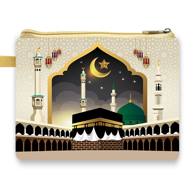 Dompet Mini Pouch Seri Mekkah Oleh-Oleh Souvenir Haji Umroh Dubai Arab Saudi Uni Emirat Arab Madinah Mecca Khalifah 2