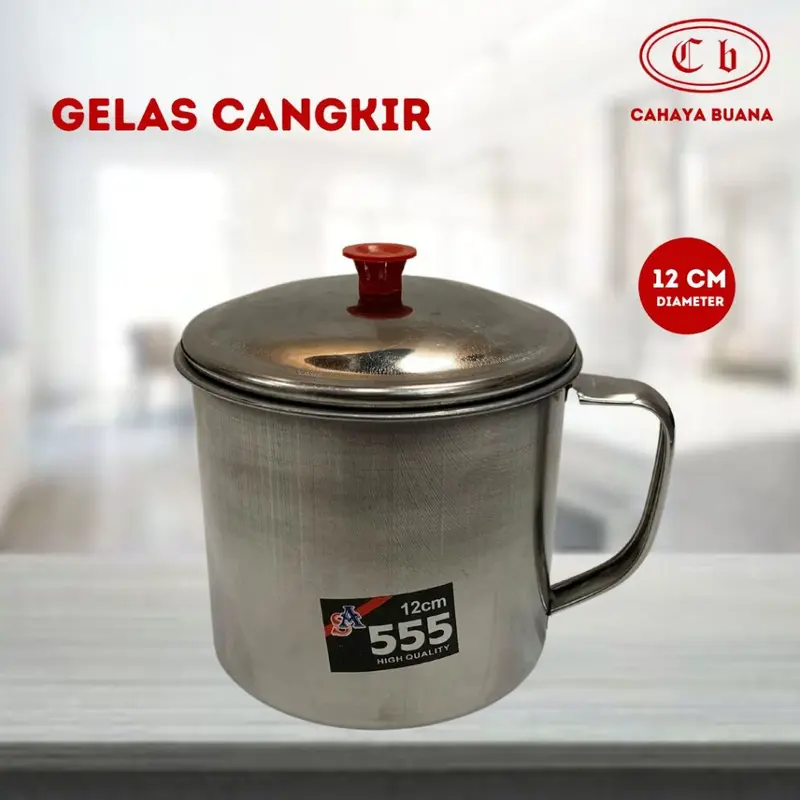 MUG CANGKIR STAINLEES STELL DENGAN TUTUP 5