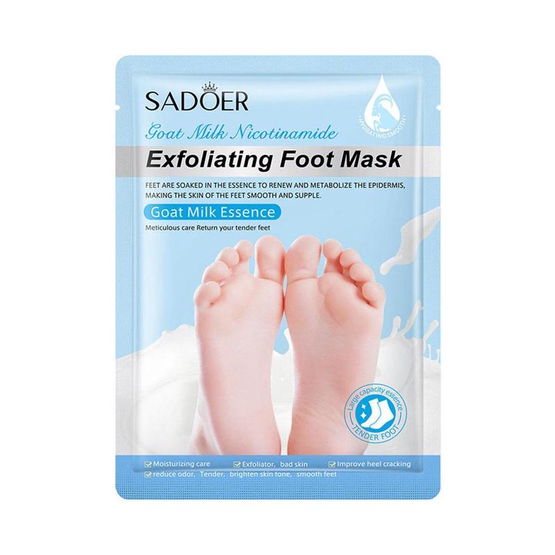 Product Introduction of New Lavender Feet Exfoliating Foot Mask Foot Bath Masks Moisturizing Dead Skin Remover Feet Peeling 35