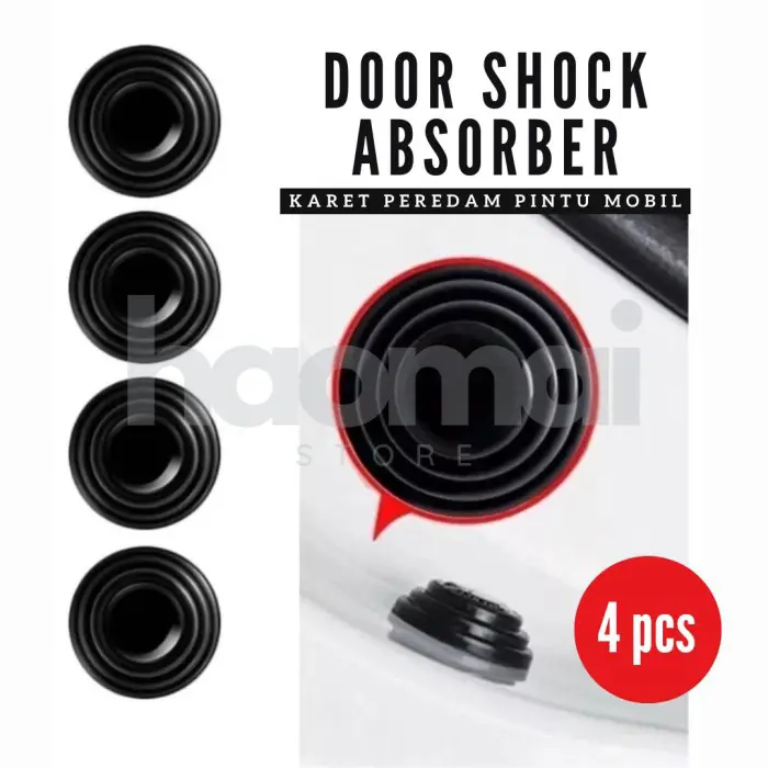 Peredam Pintu Mobil Karet Universal Door Damper Rubber Car Door Shock Absorber bantalan karet kedap pintu mobil