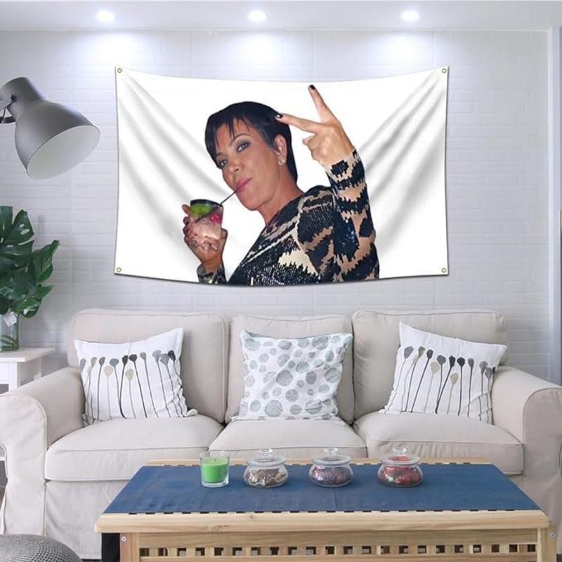 Kris jenner peace sign tapestry sale