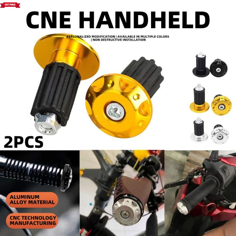 Motorcycle handlebar plug universal handlebar aluminum alloy - TikTok ...