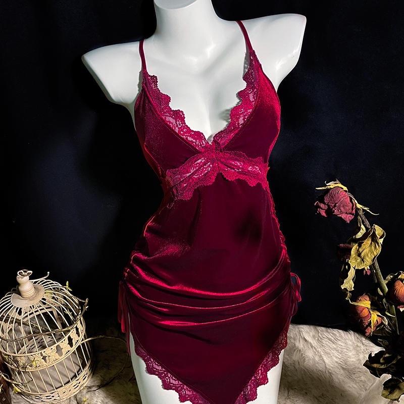 VÁY NHUNG DÂY RÚT FORM BODY TÔN DÁNG BIG SIZE