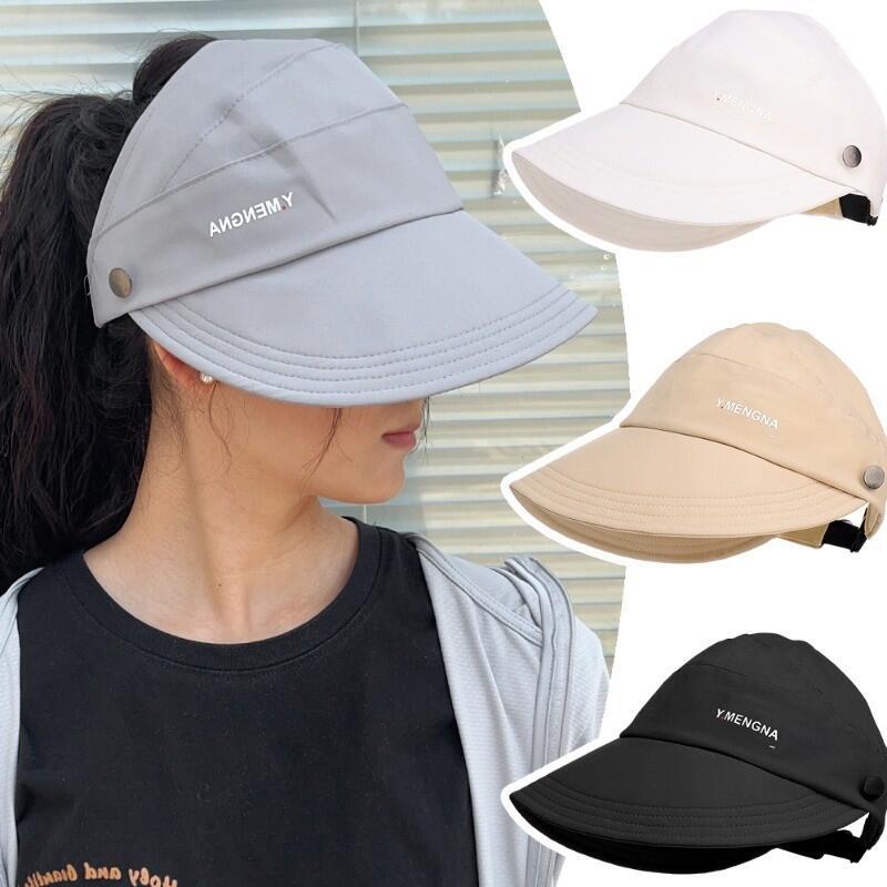 Product Introduction of Eave Protection for Women Anti-UV, Adjustable, Foldable Empty Top Hat Large Brim Sun Caps - Travel Visor Sunshade Beach Cap 46