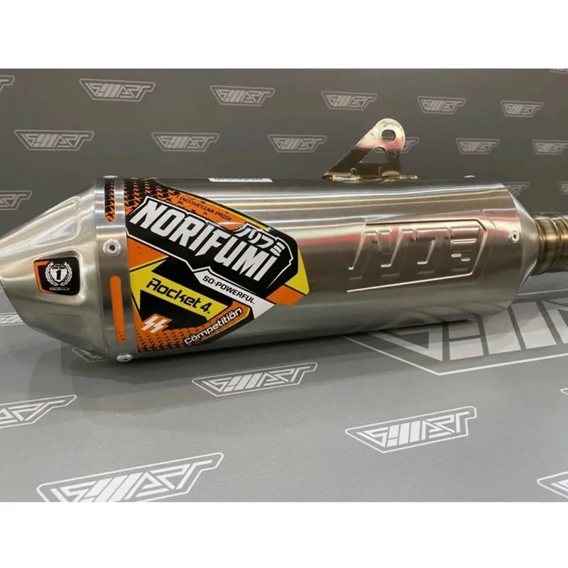 Knalpot norifumi rocket 4 competisi fullsystem klx 150 bfse s l g crf 150L d-tracker suara gahar siap trabas mesin motor Motorcycle Pick Motorcycle Pick 8