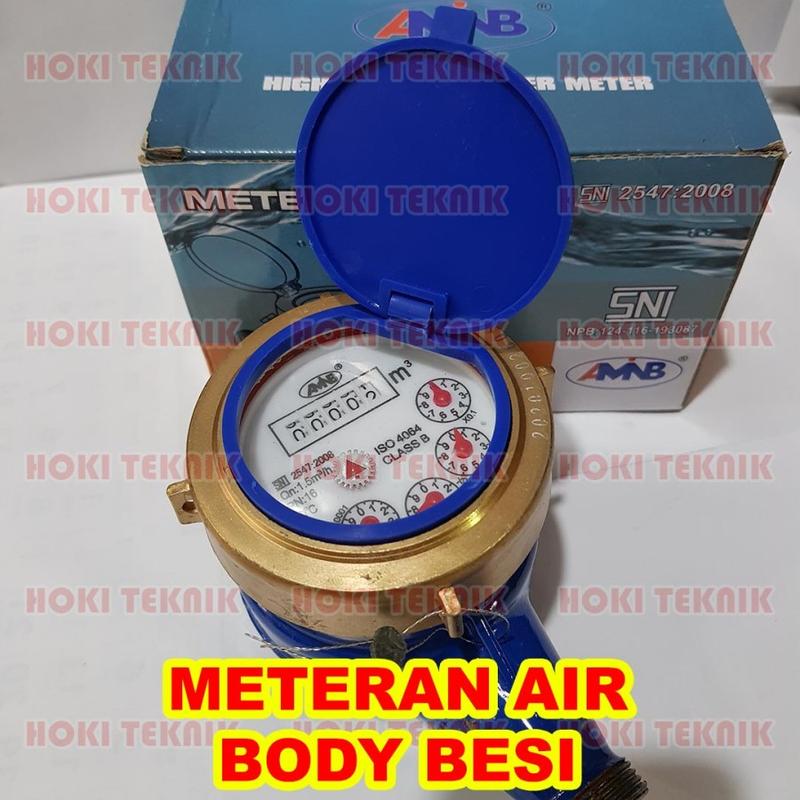 Meteran Air Pam Pdam Bodi Besi 1/2 inch SNI Body Metal - Shop | Tokopedia