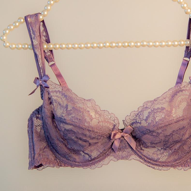 Đồ Lót Bé Gái, Ren Gợi Cảm, Chun Nhẹ, Nhỏ Siêu Mỏng, Thoáng Khí, Thoải Mái, Dễ Thương Và Gợi Cảm, Bộ Áo Ngực Cỡ Lớn
