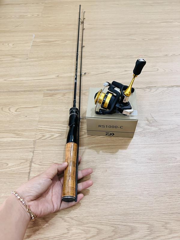 Combo Máy Daiwa Rs và Cần UL Dẻo Câu Cảm Giác (Tặng Dây 7Màu, Khóa lure, 1m Leader) Đi Câu Fishing Bắt Cá Câu Cá cầnlk2m7 cục  máy cau  ilure