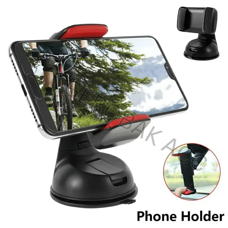 CAR HOLDER DASHBOARD CZ-63429 HOLDER HP MOBIL STAND PHONE HOLDER DASHBOARD UNIVERSAL / HOLDER HP TEMPEL KACA MOBIL GEROBAK ACC 0