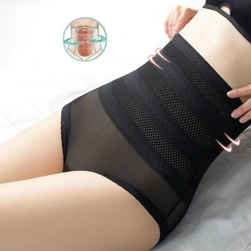 Quân Gen Bụng Cạp Cao Quân Gen Nịt Bụng Giúp Vòng Eo Thon Gọn Vải Thun Co giãn Om Bụng Nâng Mông Nữ Cotton ÁO 4