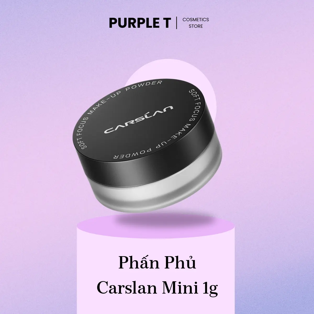 Phấn Phủ Carslan Mini, Kiềm Dầu, Chống Nước, Lâu Trôi,1g
