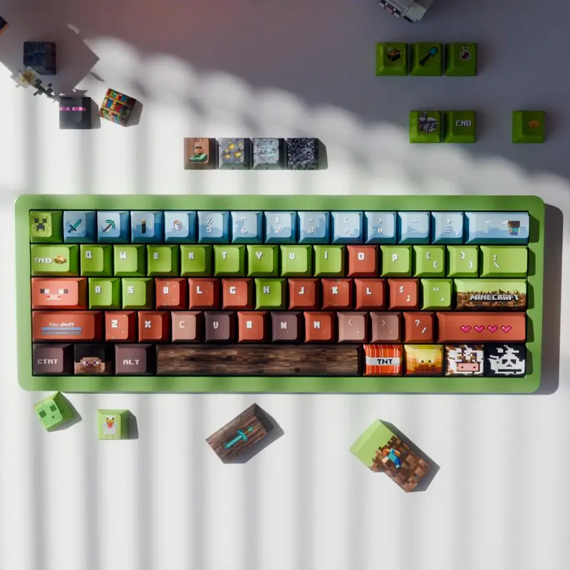 Keycap, 130 Key Keycap, Keyboard Keycap for 6.25u Space Keyboard 61 68 75 87 98 99 100 104 108 4