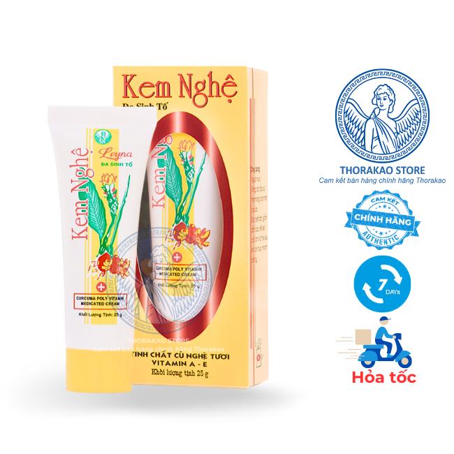 Kem Nghệ Leyna 25g Thorakao ngừa mụn mờ sẹo trắng da giữ ẩm - Thorakao Store.